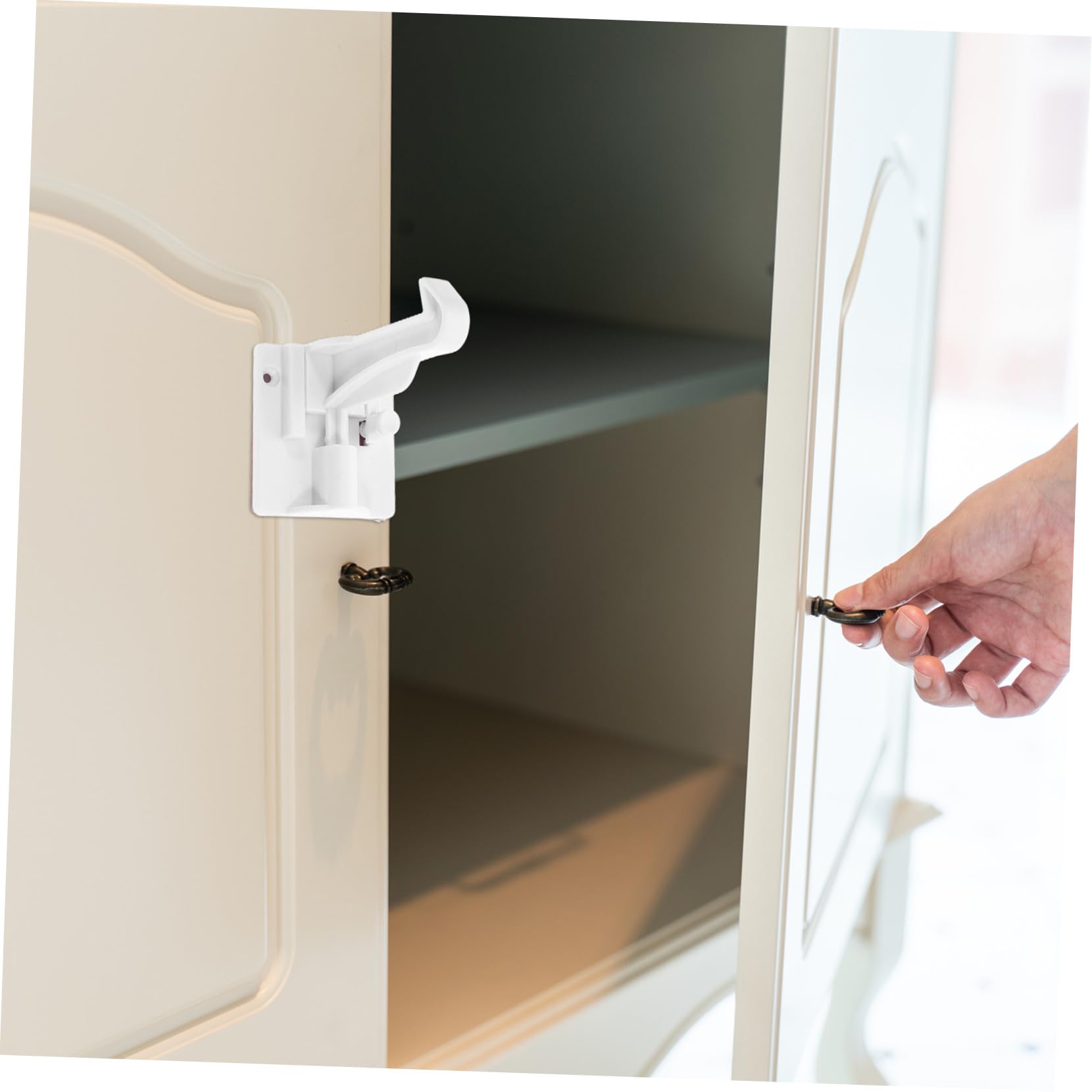 Cerradura Invisible de Seguridad para Cajones y Puertas 12 Piezas