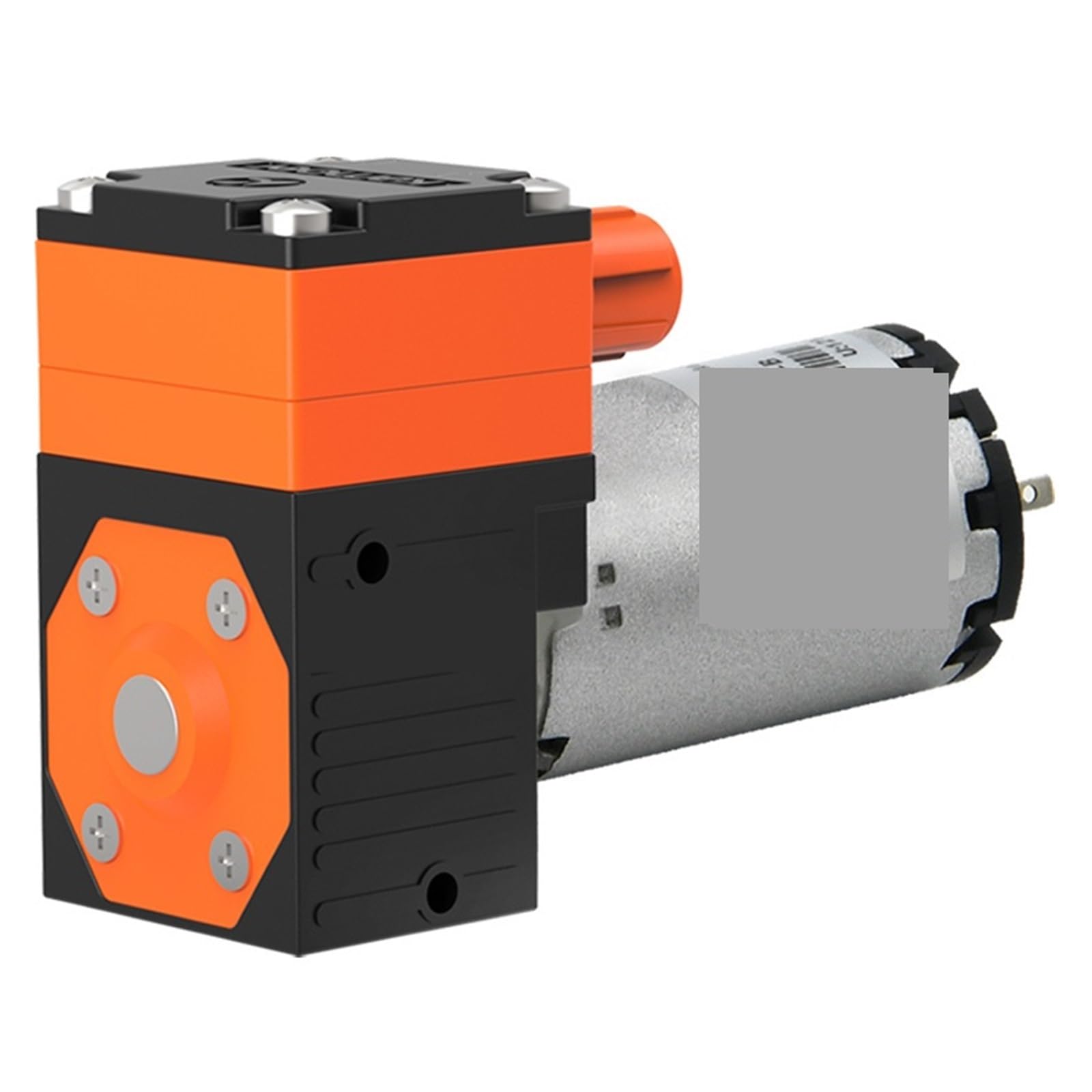 Amrttwy Black Diaphragm Pump, Diaphragm Pumps High Flow Liquid Pump 12V & 24V Motor, Pressure For Wastewater Laboratory(12V)