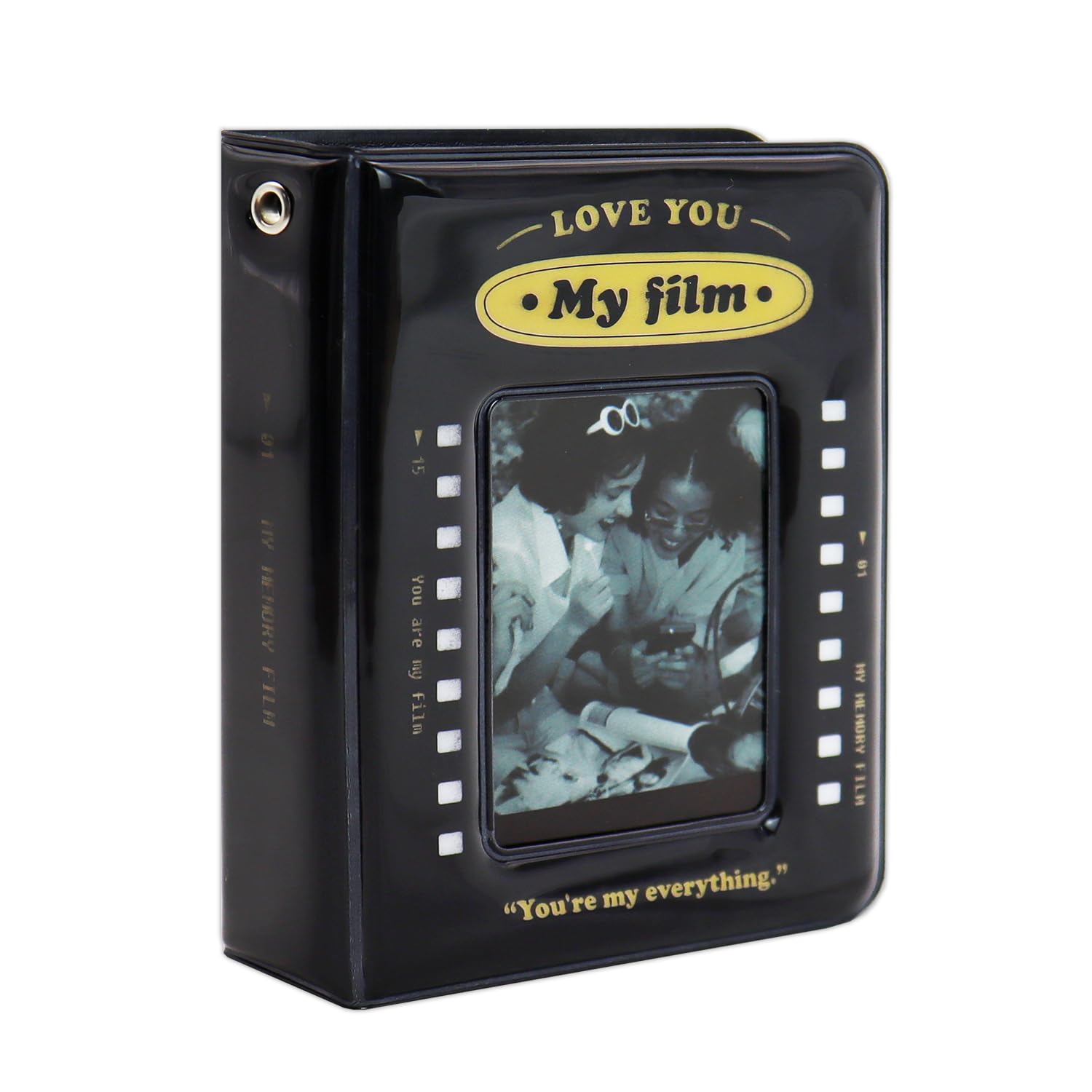 1 Pieces Photocard Binder Trading Card Albums, Mini Photo Album, Kpop Photocard Holder 40 Pockets (Film)