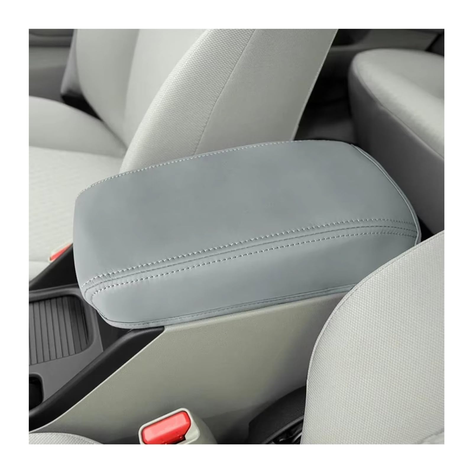 Car Interior Moulding Trim for Civic 9th Sedan 2012 13 14 2015 Car Interior Accessories Center Armrest Box Cover Sticker Trim(Grey)