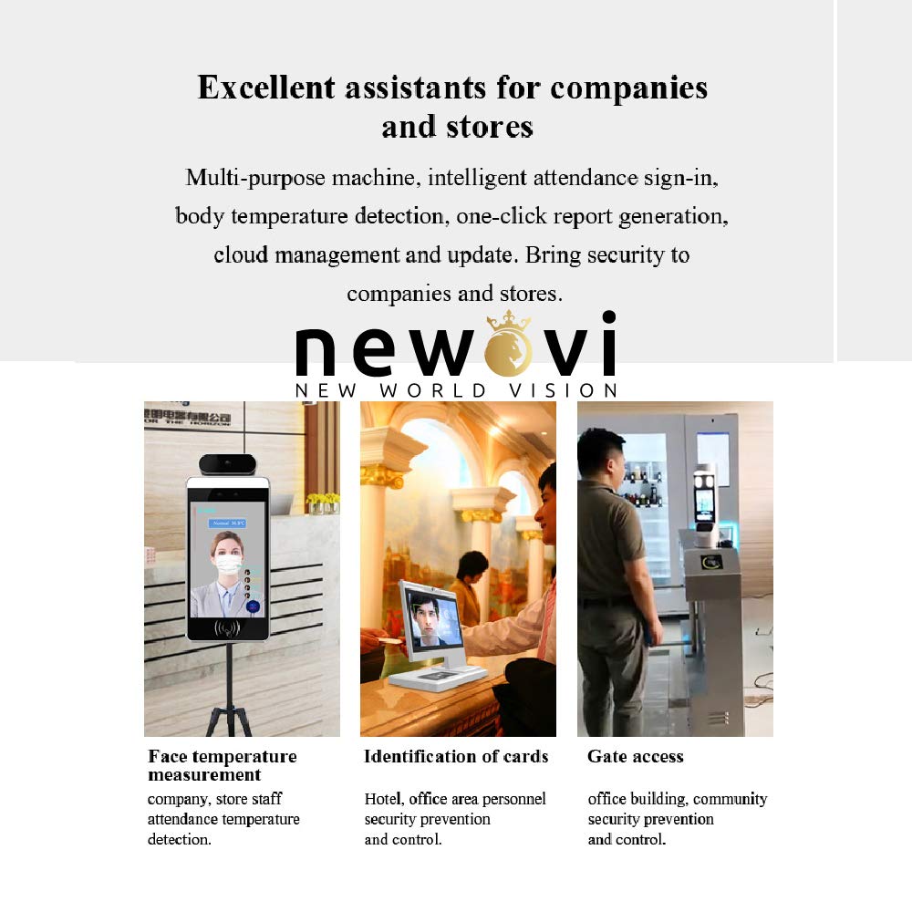 Hоlіdау Dеаlѕ 🛒 Visionera ThermalBody Temperature Measurement - Face Recognition Non-Contact Body Temperature Measurement System with Face ID Data Bank (Visionera-3000)