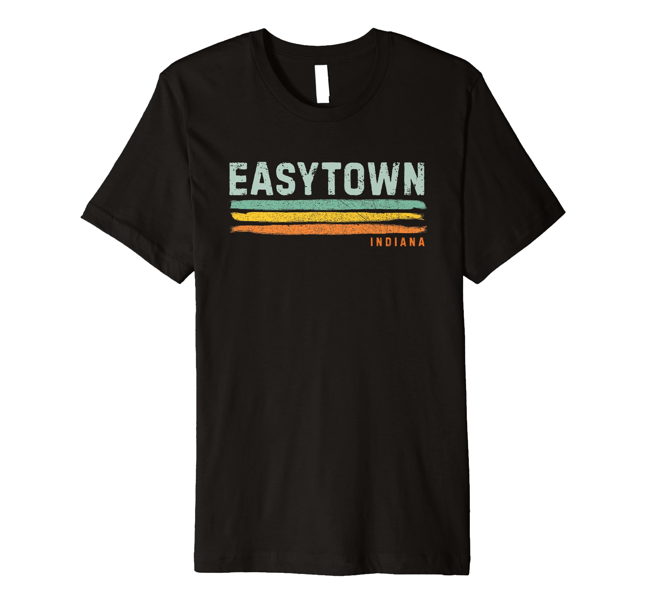 Vintage Stripes Easytown IN Premium T-Shirt