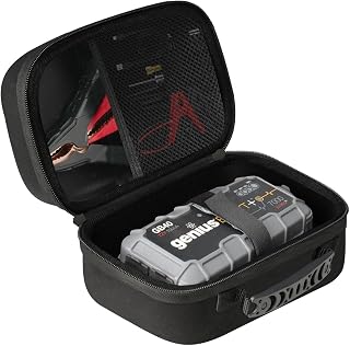 EVA Protective Case Compatible with NOCO GB20/GB40/GBX45/GB50 Jump Starters and Compatible with AstroAI S8, NEXPOW, BIUBLE, BUTURE and HULKMAN - Fits all models up to 20 x 12 x 9 cm