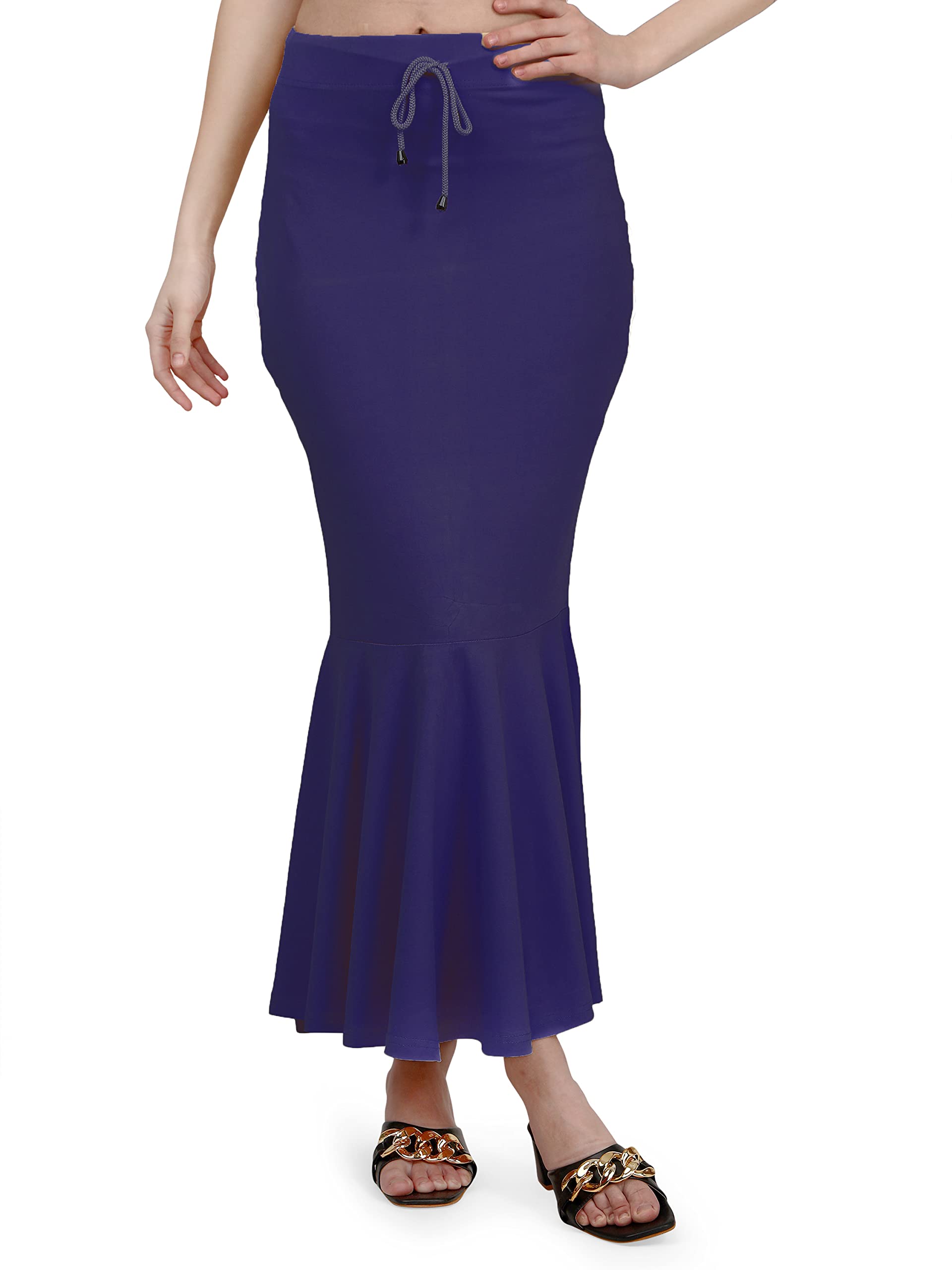 Stretchable Saree Shapewear Petticoat for Women, Cotton Blended,Petticoat,Skirts for Women,Shape Wear Dress for Saree