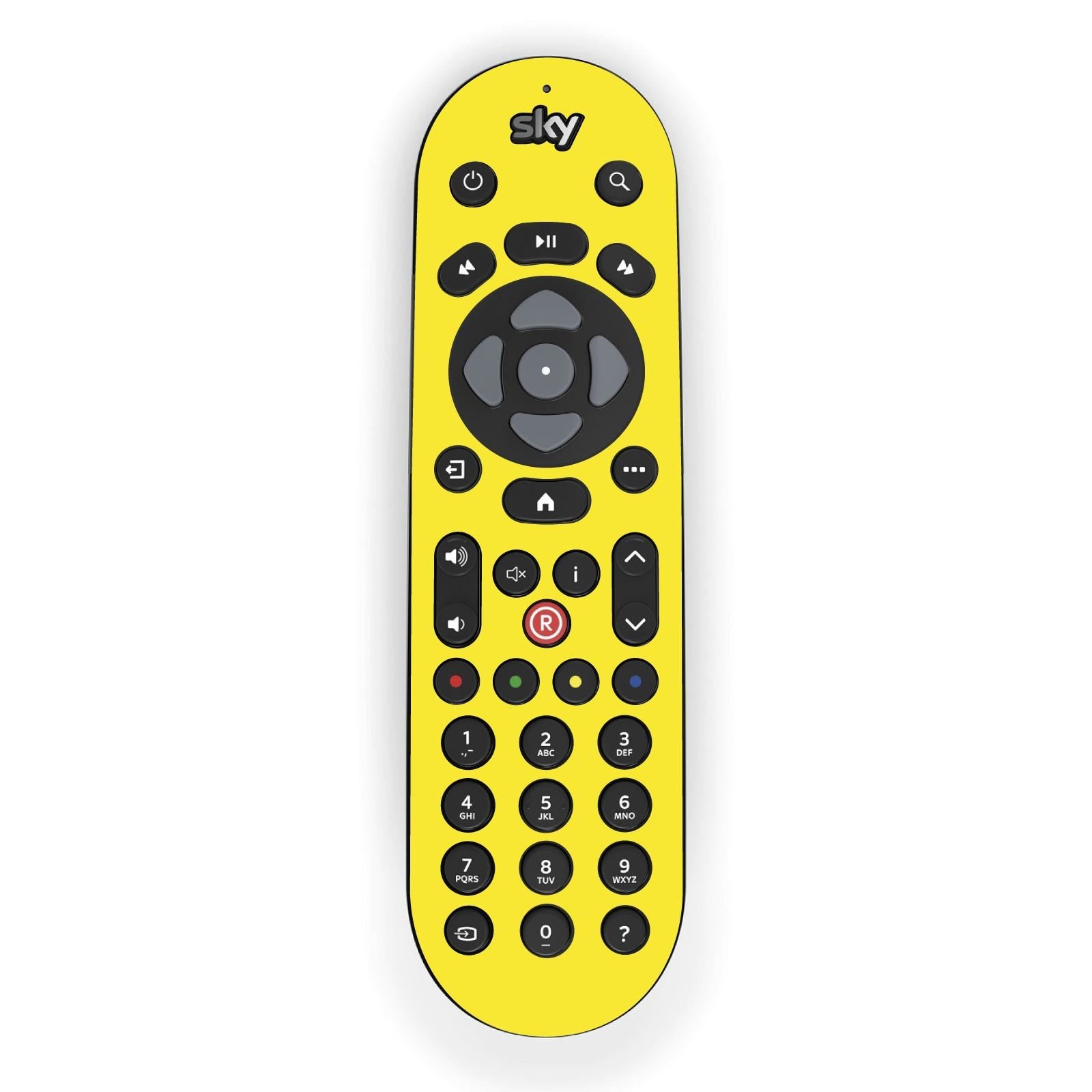 Stika.co Yellow Plain Vinyl Skin Sticker For Tv Remote Controller