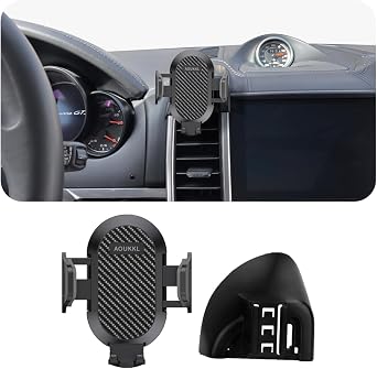Car Phone Holder Fits for Porsche Cayenne 2010-2015 Accessories,Thick Cases Friendly,Cell Phone Mount for 4-7 in Phones,360 Degree Rotation,Easy to Install
