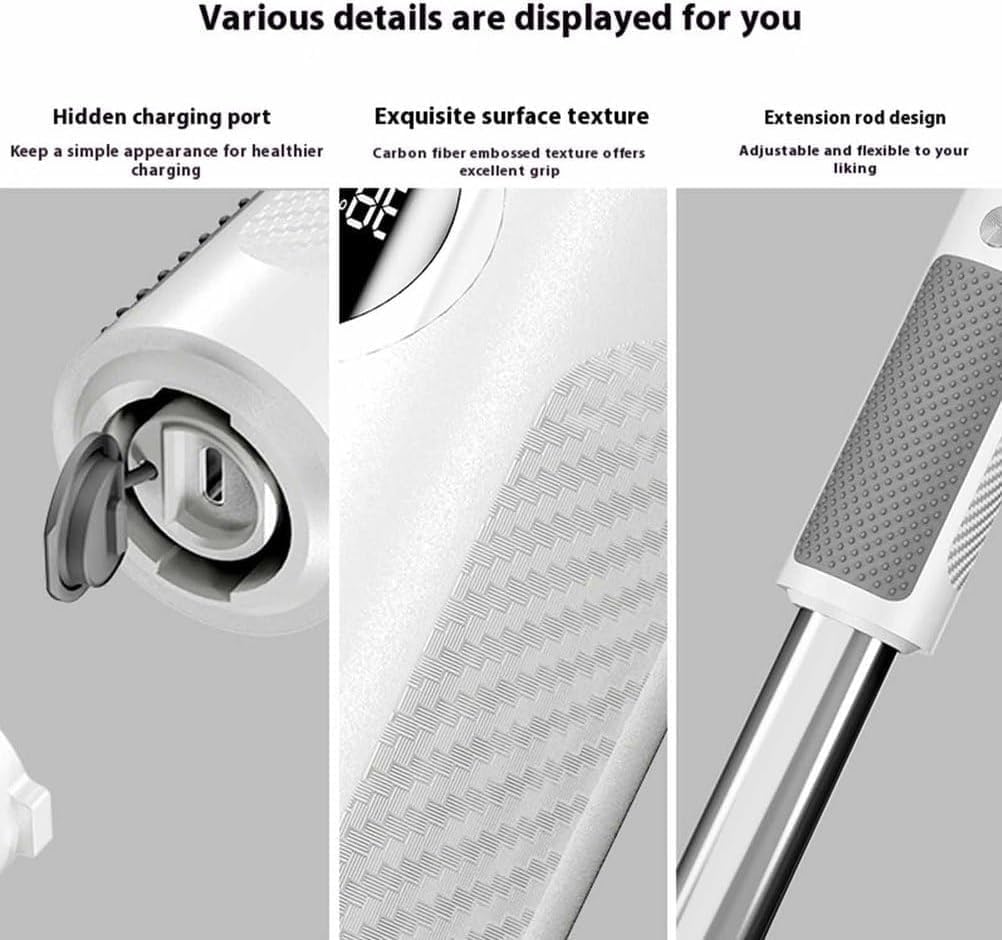 Electric Cleaning Brush Chargeable Cordless Waterproof Scrubber with Dual Speed Adjustment Function Suitable for Glass, Kitchen Floor