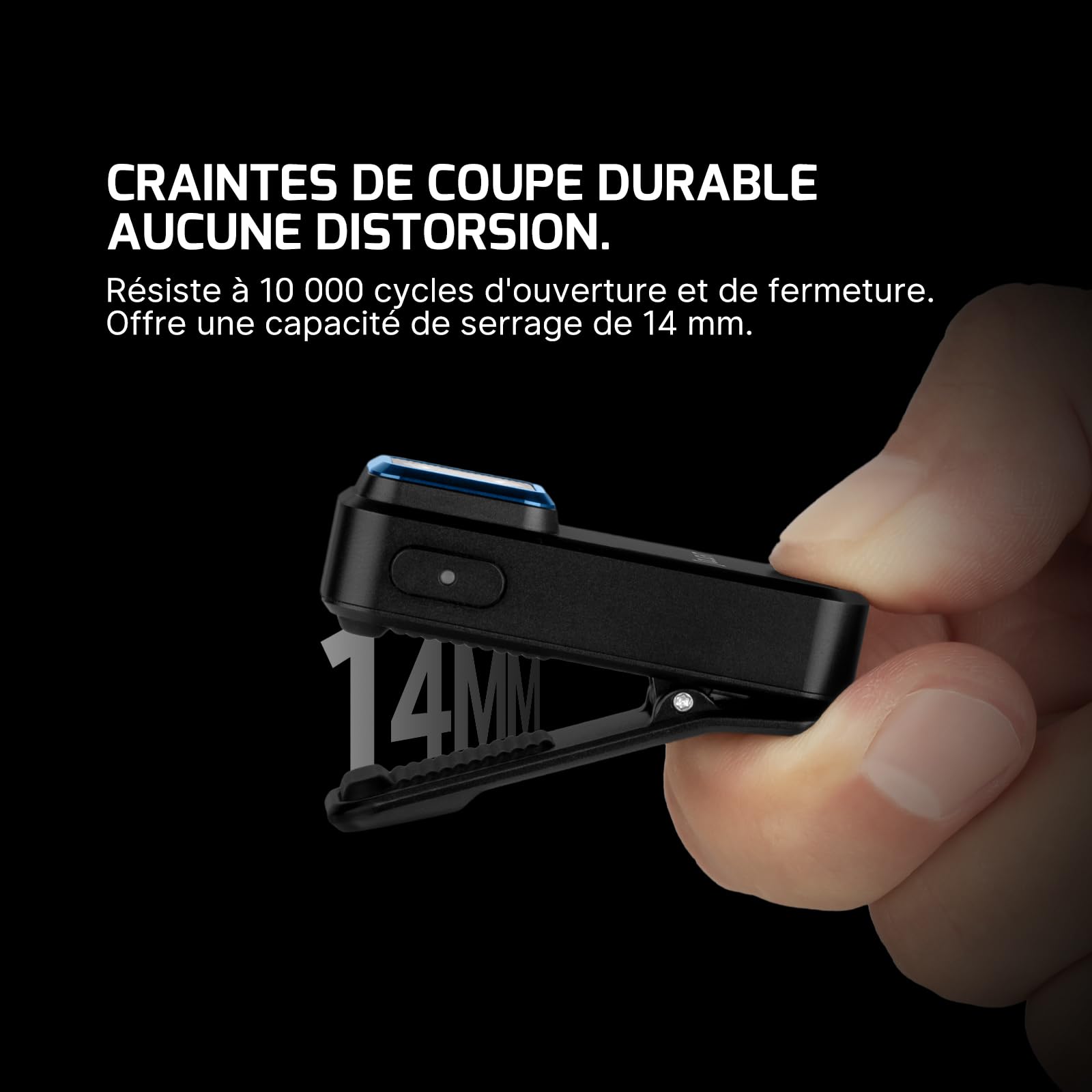 OLIGHT Oclip lampe de poche à clip Source Rouge et Blanche 300lm Rechargeable avec Aspiration Magnétique et Trou de Suspension IPX5 Étanche Utilisée en Camping et Alpinisme