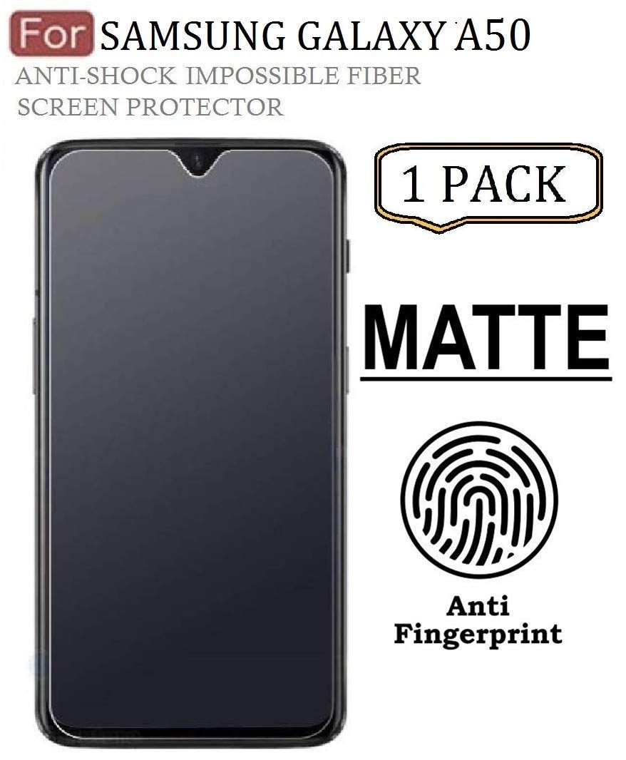 iKare impossible a50 Matte Finish Tempered Screen Guard Anti-Fingerprint  Scratch Resistant Matte Hammer Proof Impossible [Not a Tempered Glass]  Screen