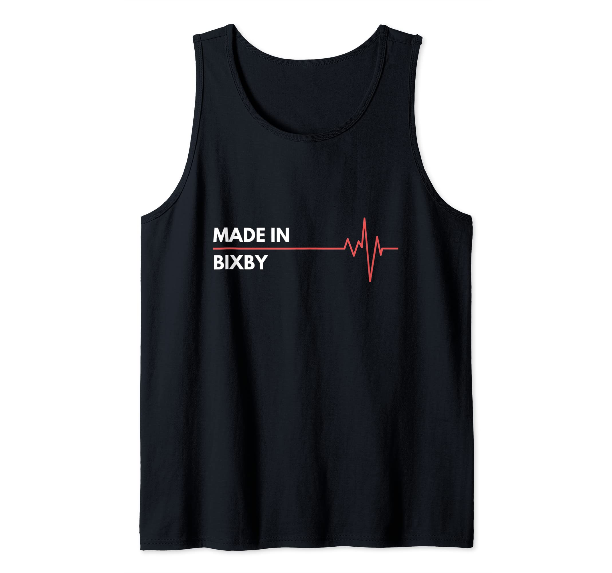 Made In Bixby Oklahoma Place Of Birth Hometown Tank Top