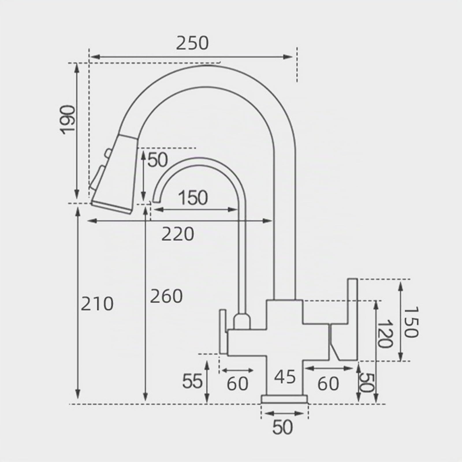 Grifo de Cocina de 3 vías, Grifo de Cocina Blanco extraíble, Grifo Giratorio de latón para Fregadero de Cocina, 3 vías, Blanco Enterprise