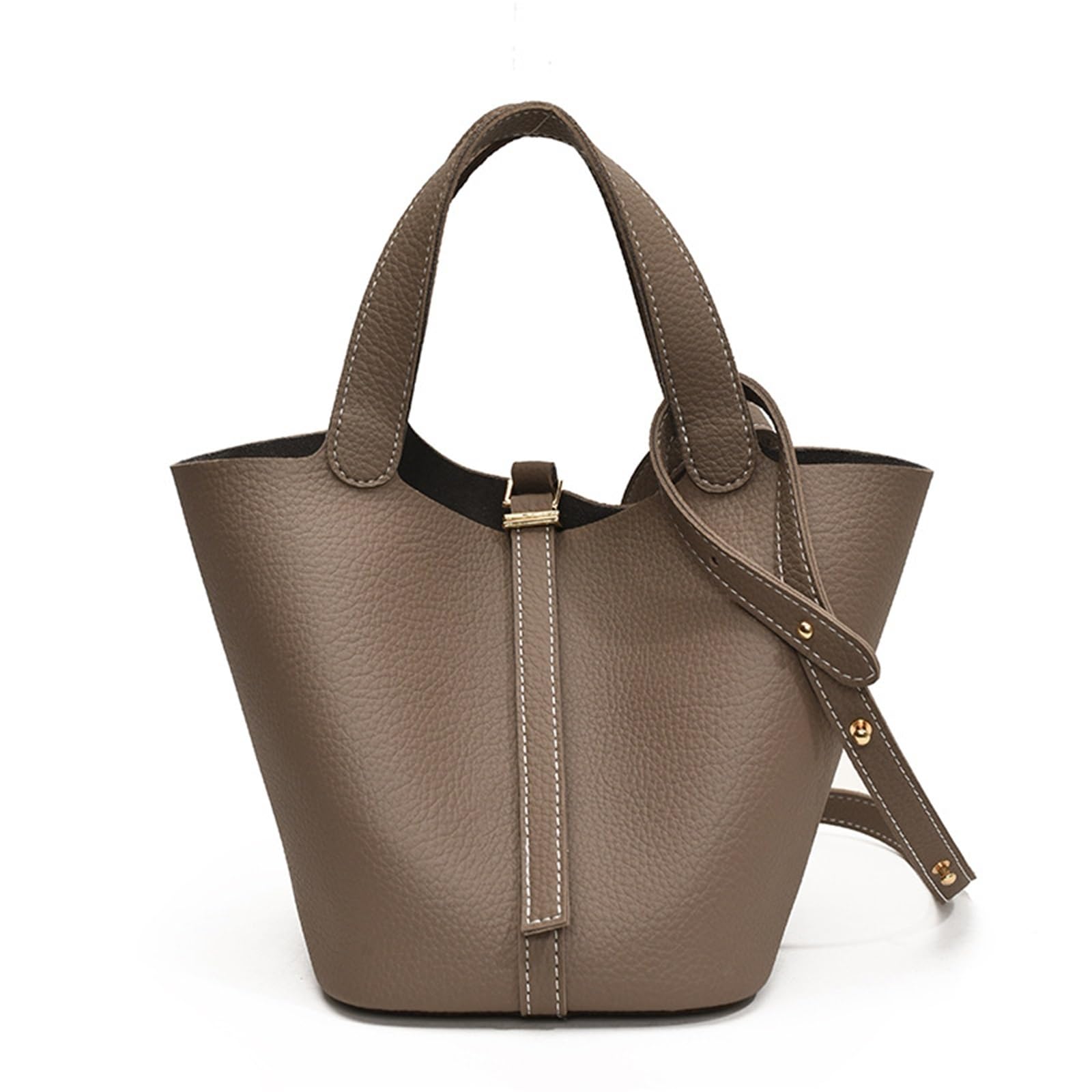 Elegante Make-up-Tasche for Damen, modisches Umhängetaschen-Set mit großer Kapazität for die Arbeit, den täglichen Gebrauch, lässig, trendig, vielseitig(Light Brown)
