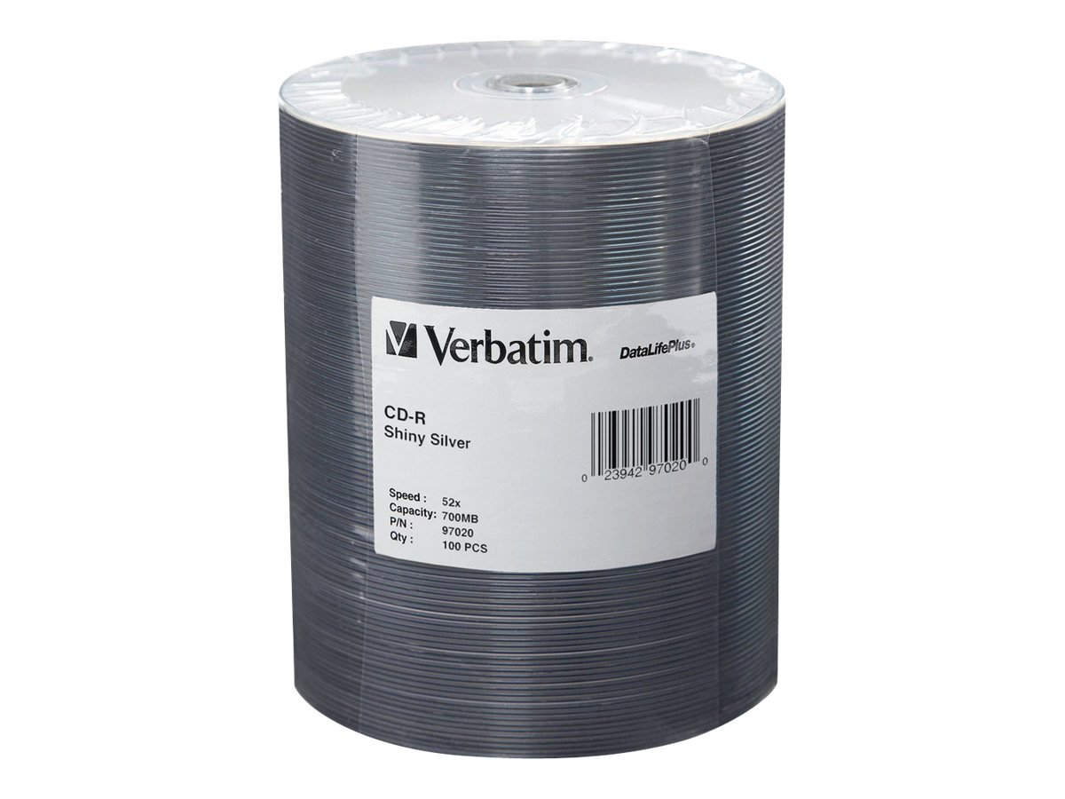 Amazon.com: Verbatim CD-R 700MB 52X DataLifePlus Shiny