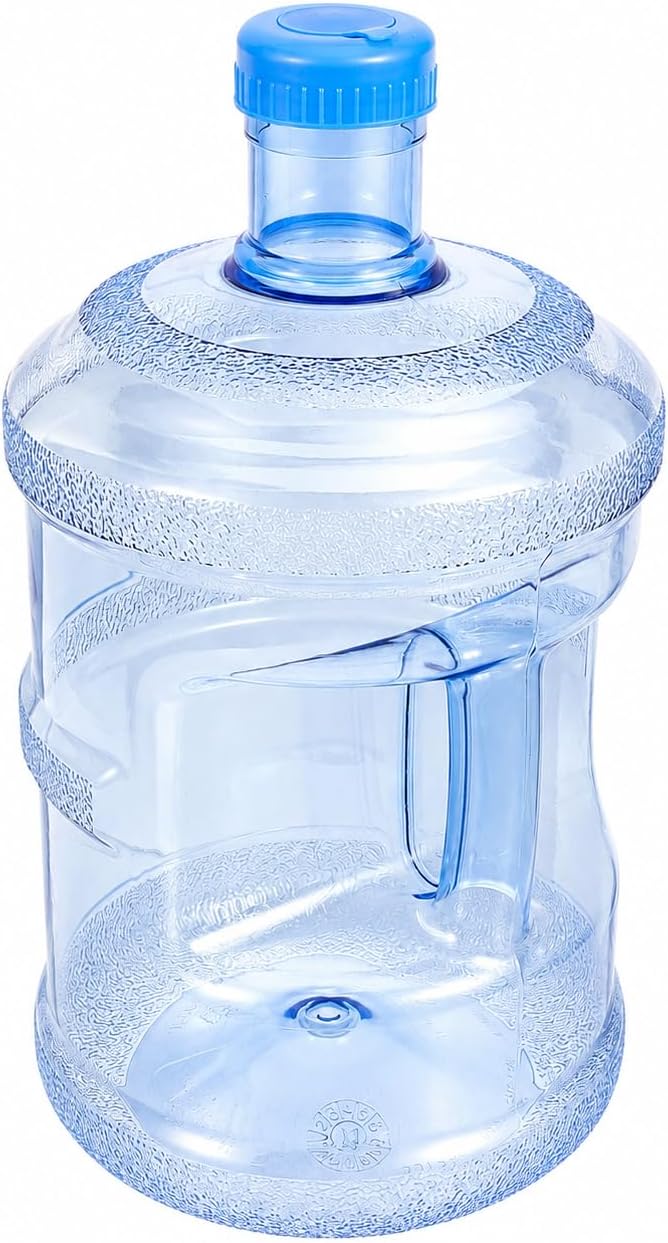 Wakauto 7.5L/2 Gal Portable Water Jug - Collapsible Handheld Water Container with Spout & Carry Handle for Camping, Hiking, Emergency, Outdoor Use (Random Color & Accessory)