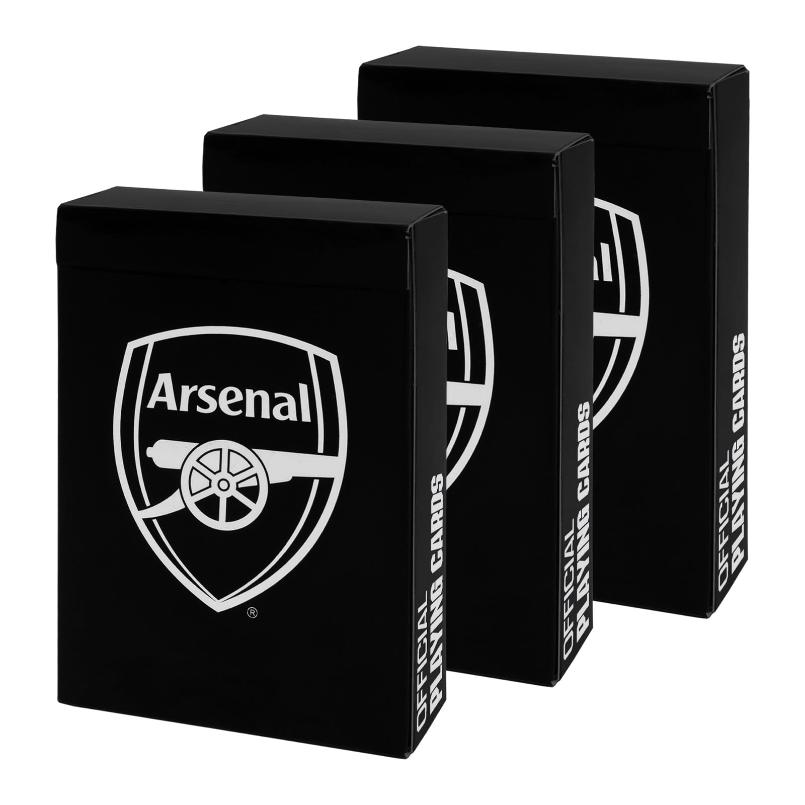 Arsenal F.C. Playing Cards - Official Football Gift 52-Card Deck, 3 Pack