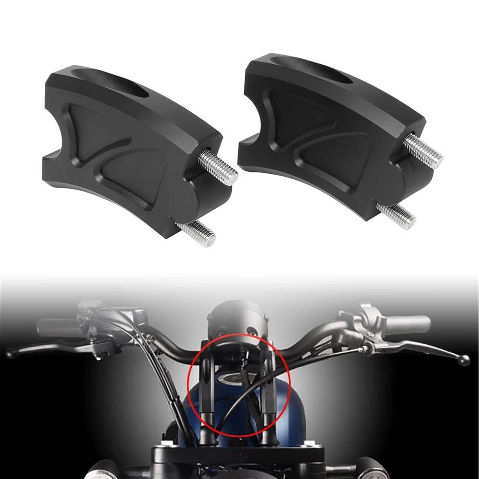 Elevadores de manillar Para CMX500 CMX300 Rebel 2017-2023