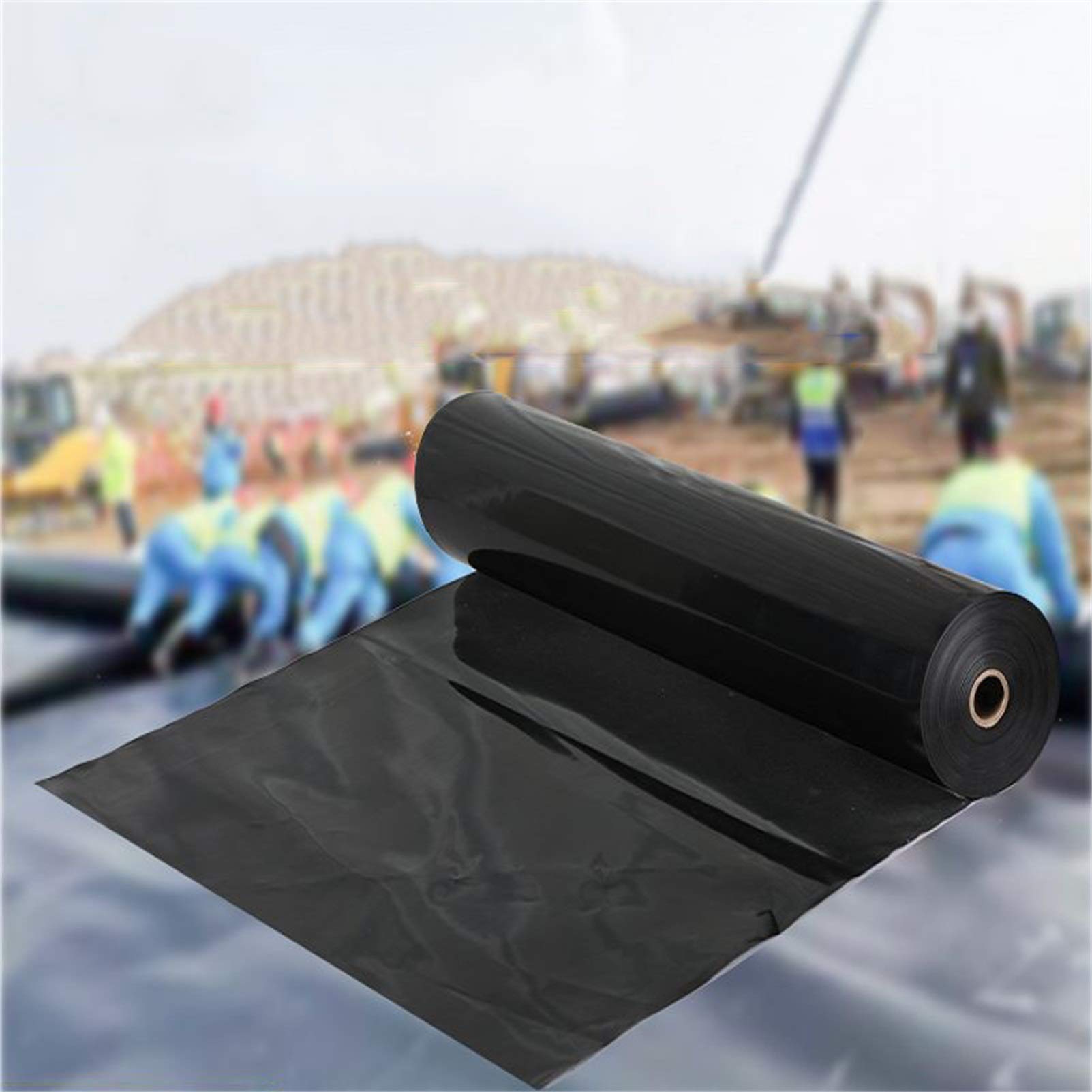 GLDYTVF Pond Liner,Waterproof HDPE Pond Liner - Durable 0.2mm/0.3mm Thick Tarpaulin for Fish Ponds, Waterfalls & Water Gardens - Ideal for Aquatic Ecosystems