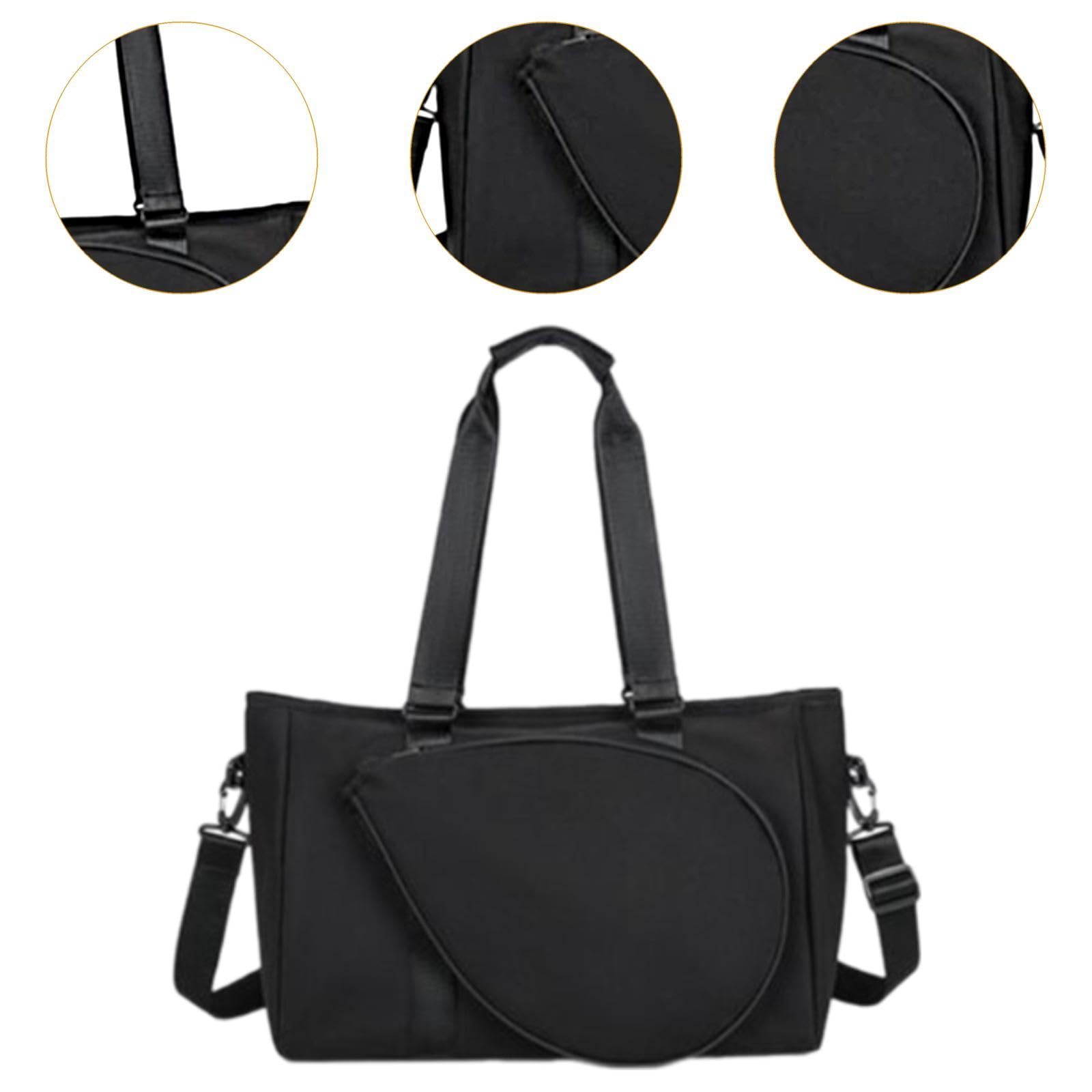 Sac à Bandoulière Pour 2 Raquettes De Tennis/Badminton – Tissu Oxford Résistant, Grande Capacité, Idéal Sport & Loisirs