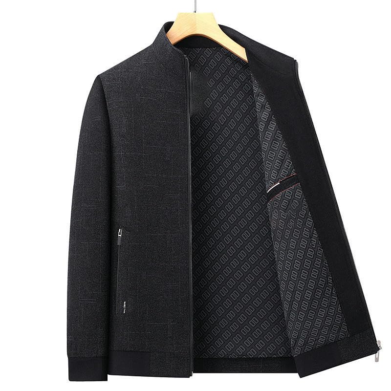 Veste décontractée pour homme mi-saison à col montant - 3
