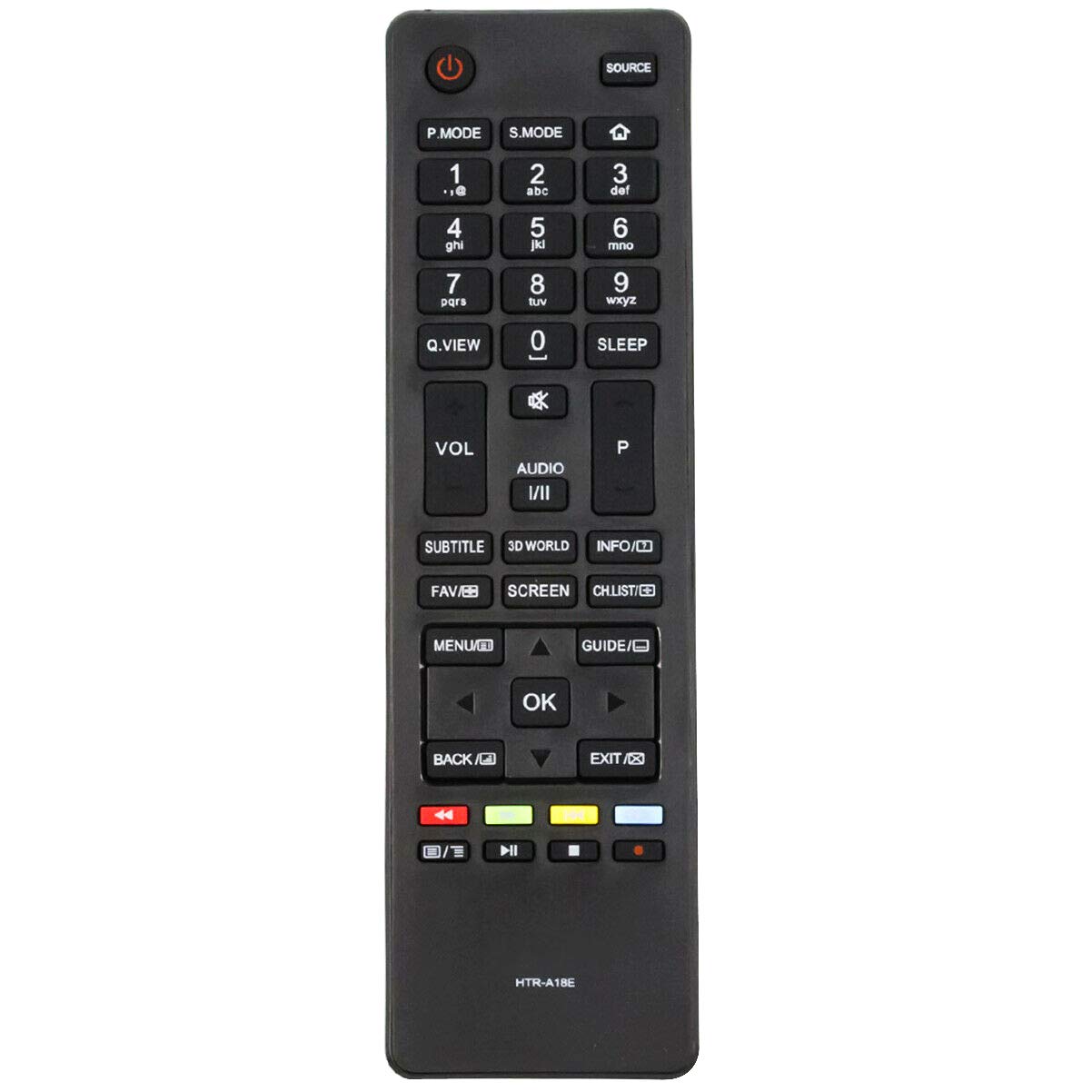 HTR-A18E Remote Control fit for Haier LCD TV LE22M600CF LE24M600C LE24M600CF LE28M600C LE32M600C LE40B8000TF LE42U6500A LE46M600C LE28M500C LE32B7000C LE40B7000CF LE40B650CF LE32B8500T