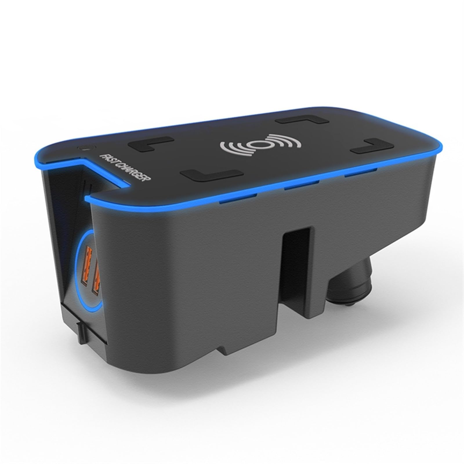 Adapter ładowarki samochodowej USB Ładowarka samochodowa QI bezprzewodowa, do VOLVO, XC90 S90 XC60 VC60 2018 2019 2020 15 W płytka ładująca uchwyt telefonu