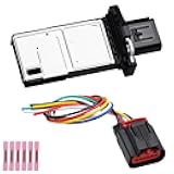 Mass Air Flow Sensor MAF Sensor with Connector Wire Harness Compatible with Ford E-250 E-350 F-150 F-250 Edge Mustang Ranger Lincoln Mercury Milan Mountaineer Replace # 3L3A-12B579-BA