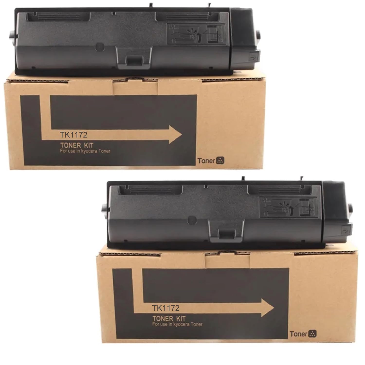 TRICARI TK1172 Toner Cartridge Replacement for Kyocera TK-1172 Black Toner for Kyocera ECOSYS M2540dw M2040dn M2640idw Printer (2-Pack) High Yield