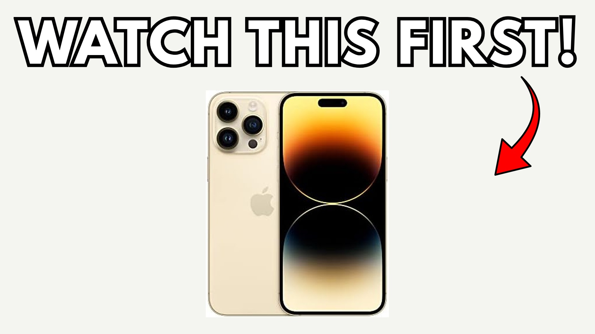 Watch Apple iPhone 14 Pro Max 128GB Gold Unlocked Renewed on