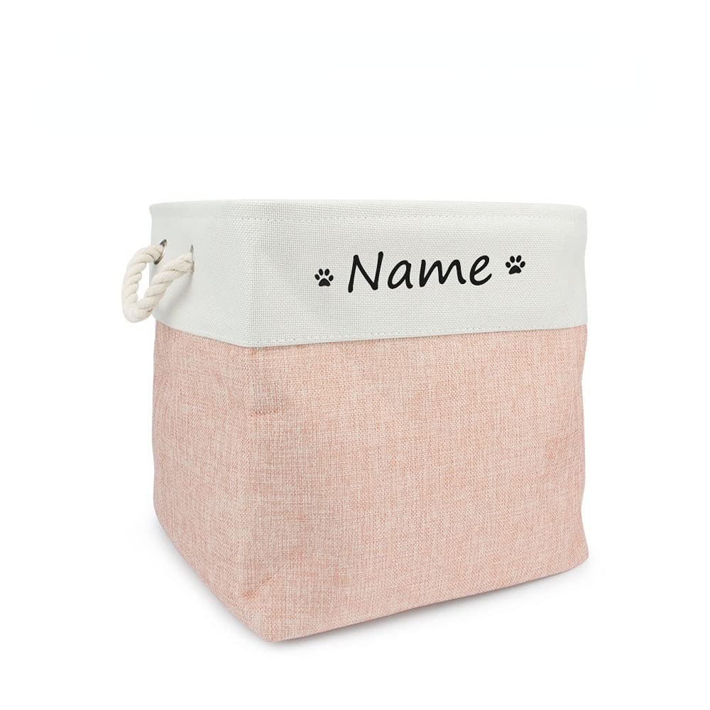 Sac de rangement de jouets pour chat krui avec poignée et panier pliable