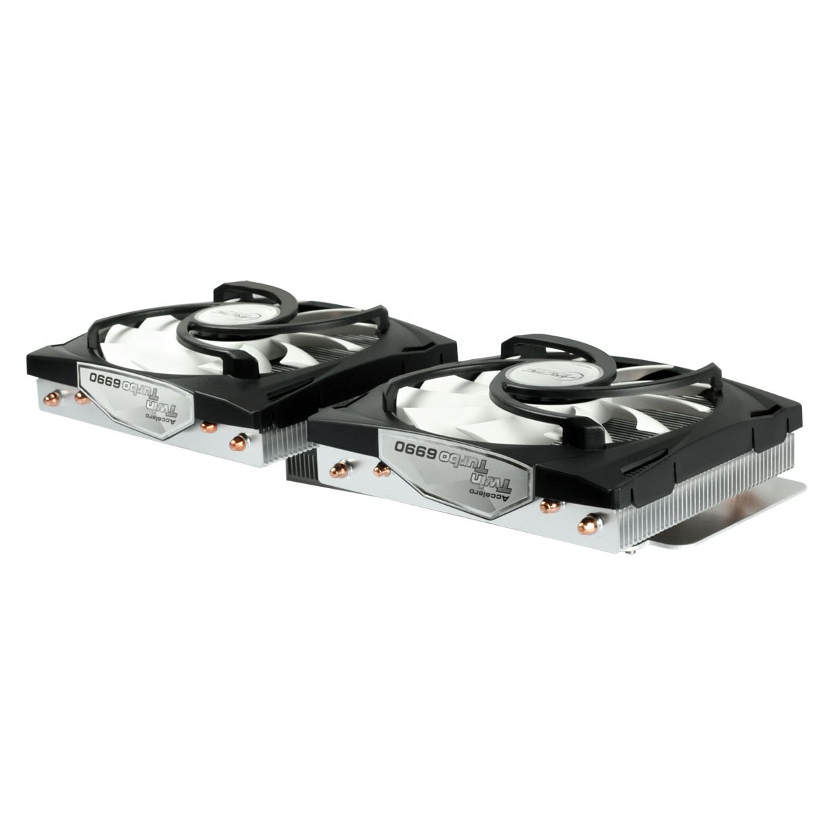 Arctic Cooling Accelero Twin Turbo 6990 - Ventilador de tarjetas gráficas (1500 RPM, 12 cm), negro y blanco