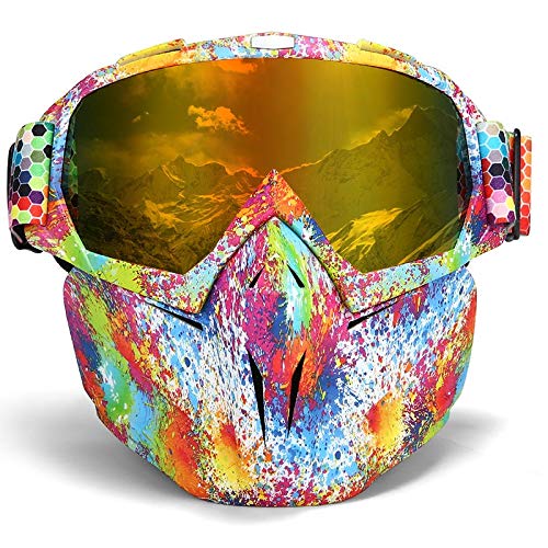 Occhiali da Sci e Snowboard Maschera per motoslitta Occhiali da Sci Protezione UV Occhiali da Snowboard Maschera Invernale Antivento Uomo Donna Occhiali da Sport sulla Neve Occhiali da Sci
