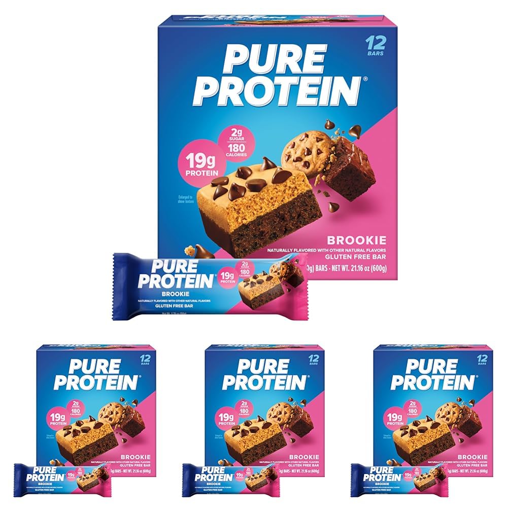 Pure Protein Chocolate Salted Caramel Protein Bars, 20g Protein, 12 Ct — Amazon image 19