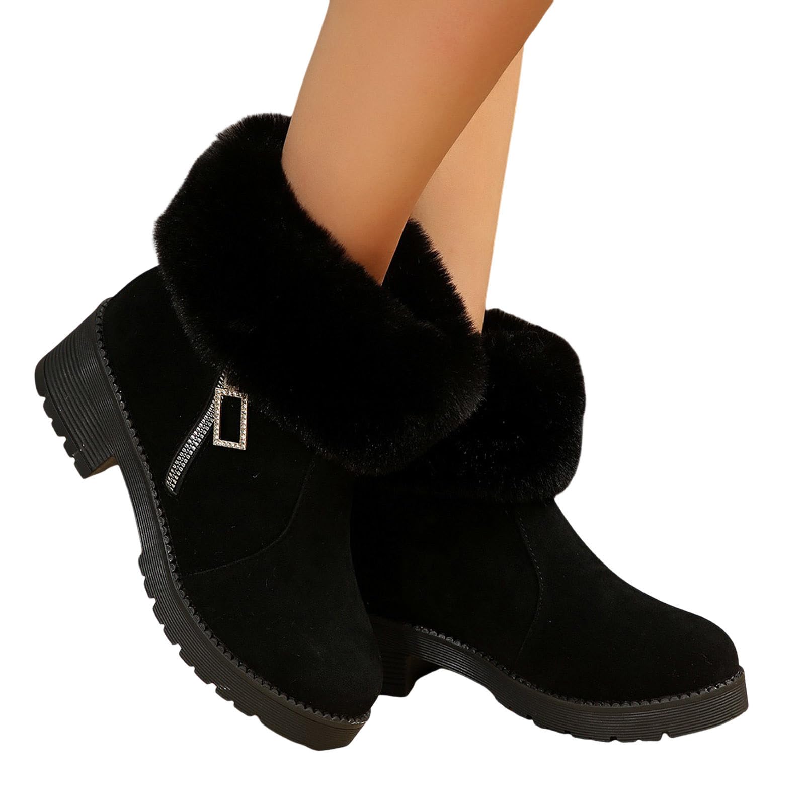 Apres Ski Femme Bottes De Neige Grand Froid Botte Hiver Imperméable Chaussures D'hiver Bottines Bottine Chaussure Fourrées Raquette Boots Randonnée Chaude Apres-Ski Botas Glacia Barefoot Pour
