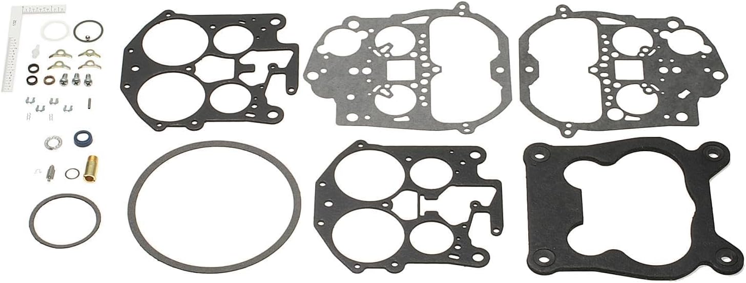 Professional 19250956 Carburetor Repair Kit with Ball, Clips, Gaskets, Screws, and Seals