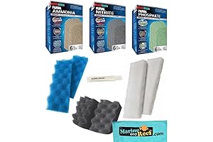 Inland Seas Fluval Bundle of 6 Replacement Medias for 306/307 Aquarium Filters