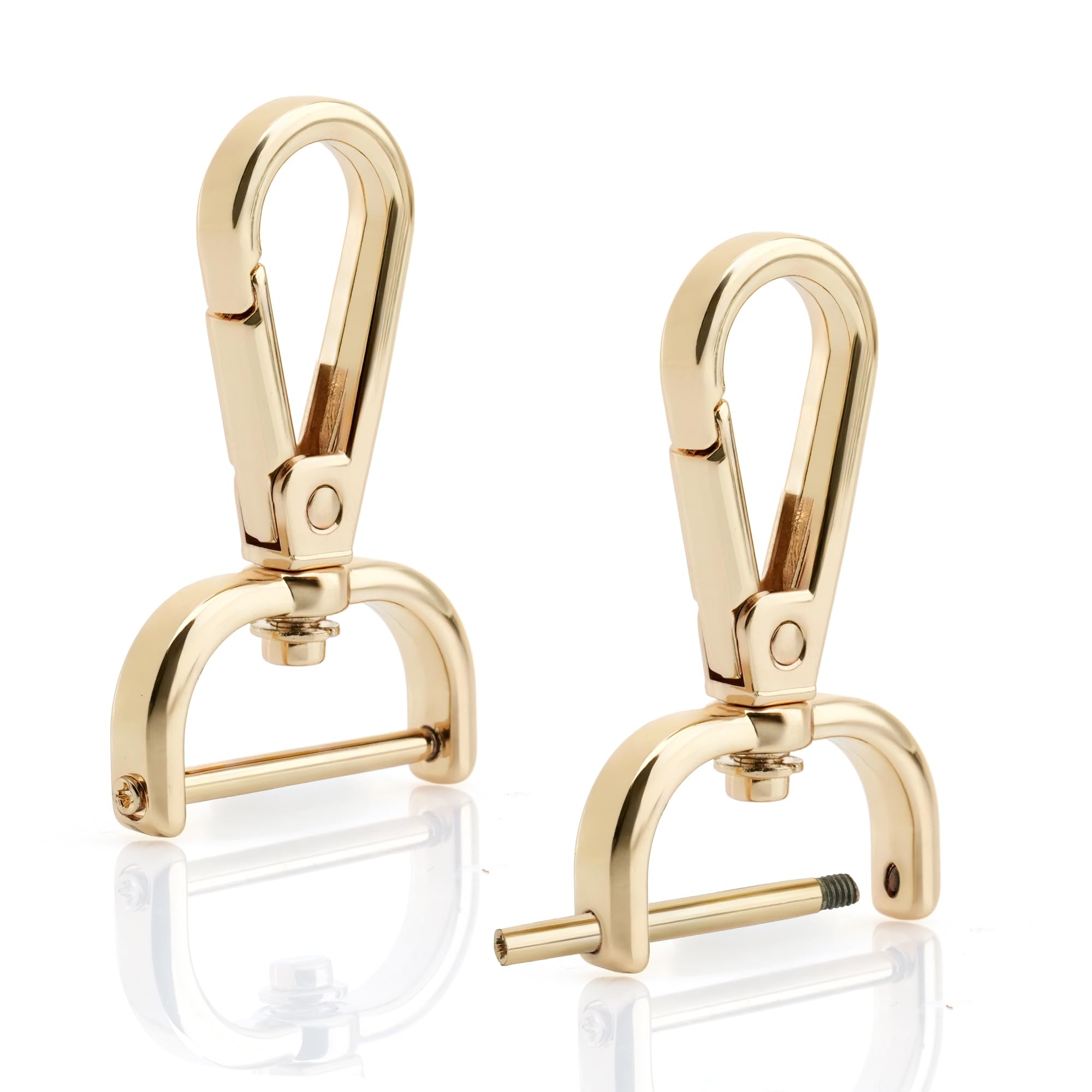 Amazon.com: CRAFTMEMORE 2pcs Detachable Snap Hook Swivel Clasp w