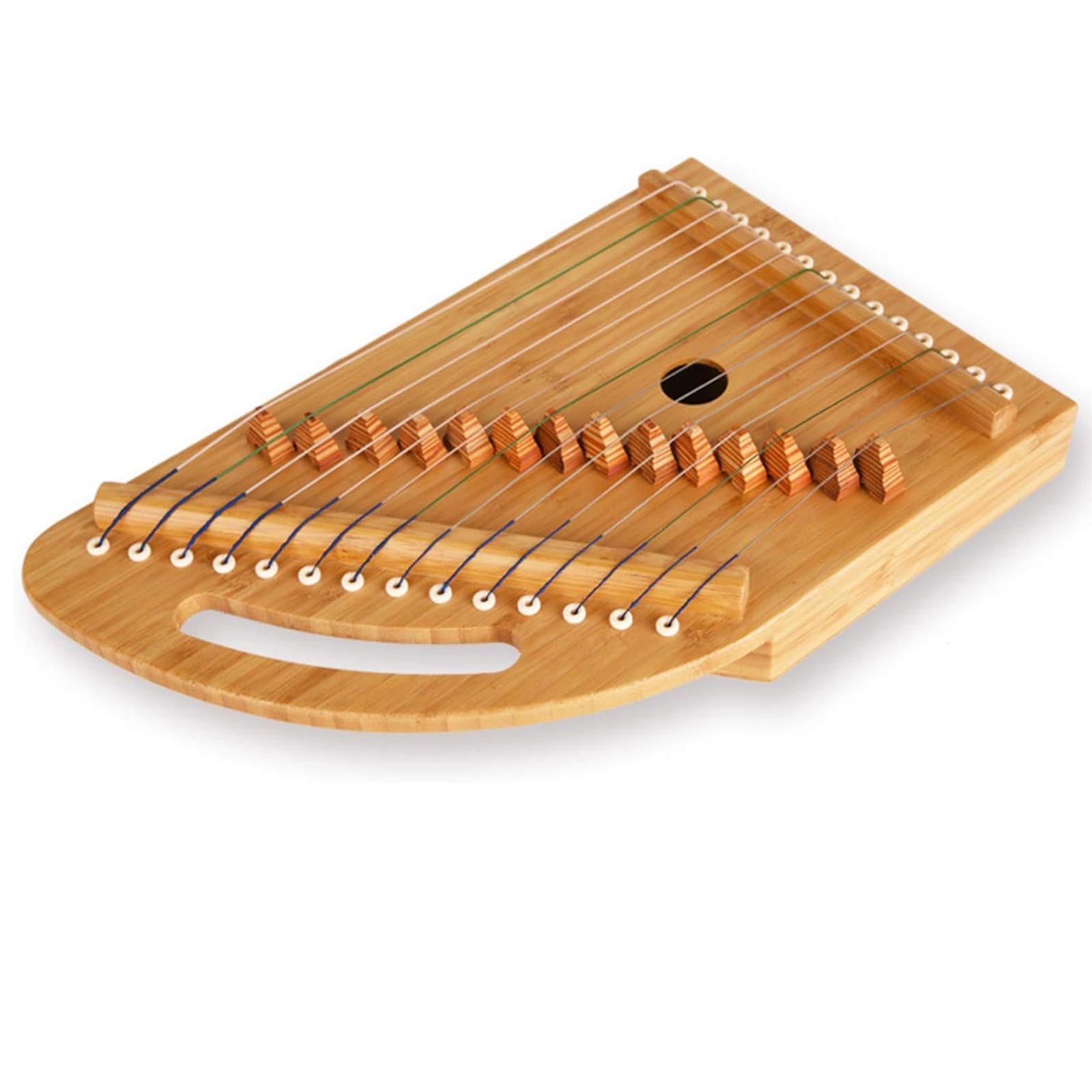 Guzheng Mini Zither, 5 String Banjo, Guzheng Finger Trainer with Accessories, 14 Strings, for Beginners, Adults, Children - Image 2