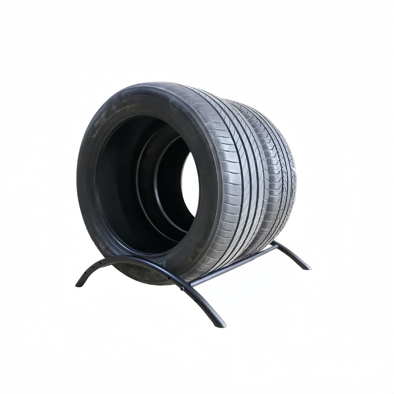 AKFNCJE Adjustable Tire Rack, Car Rim Display Rack