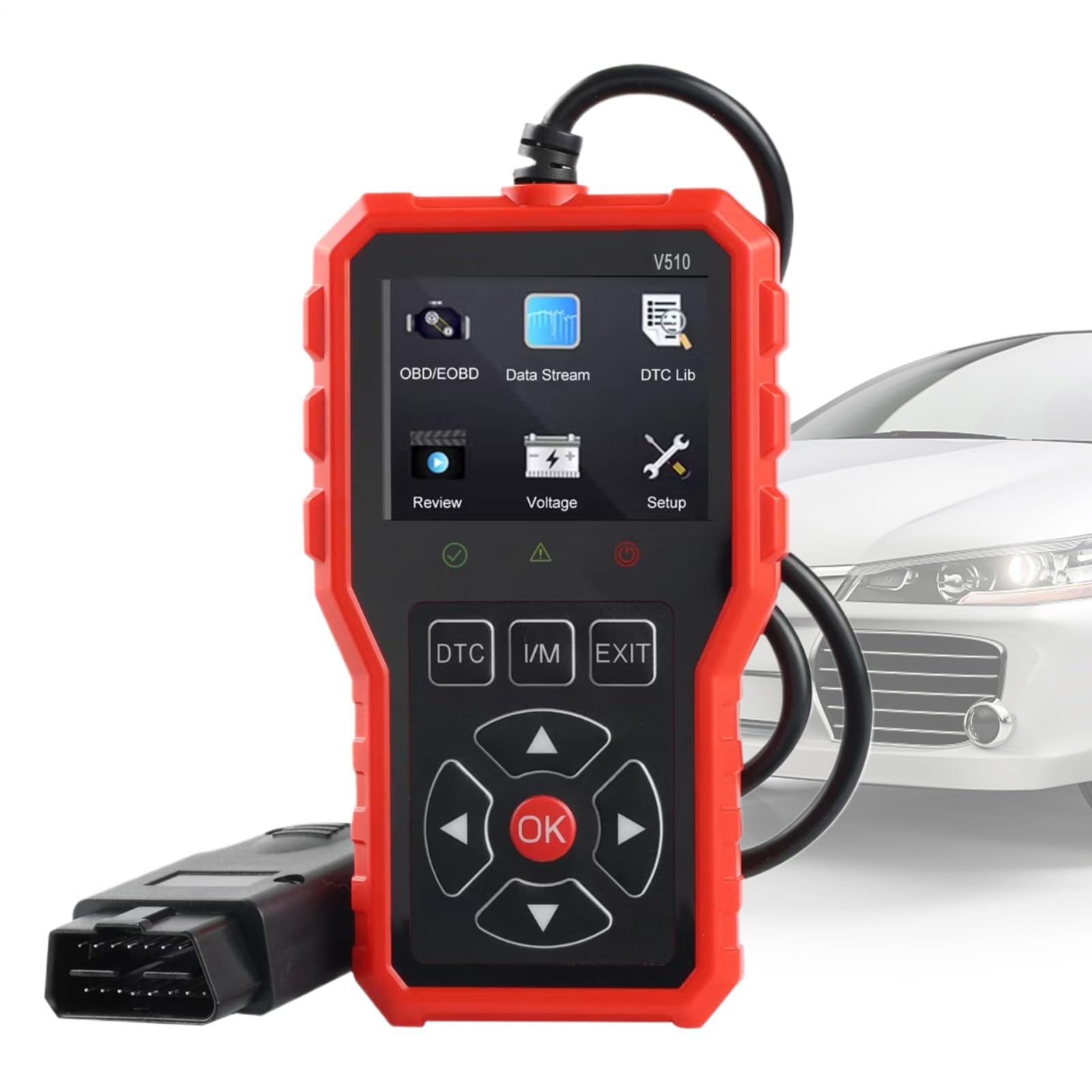 Lector de código de coche para apagar luz de avería de motor 8