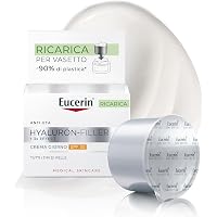 Eucerin Hyaluron-Filler Refill Crema Giorno SPF 30 50 ml, Crema viso antirughe e idratante