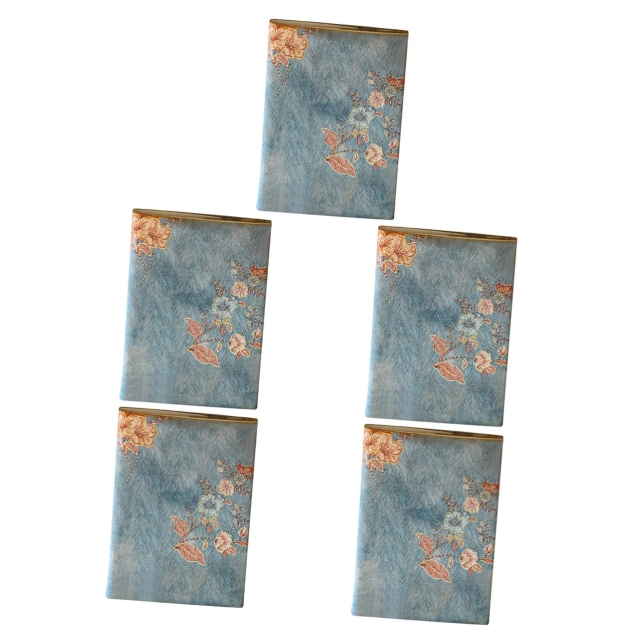 NUOBESTY 5pezzi Copertina Per Libri Lavabile Protezione Per Libri Con Design Elegante Sleeve Pratico Per Amanti Della Lettura