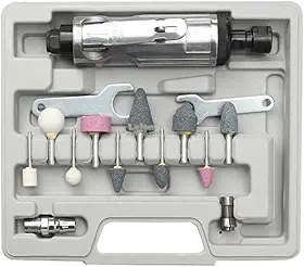 Kit Mini Retífica Pneumática com Lixadeira, Ferramenta Compacta