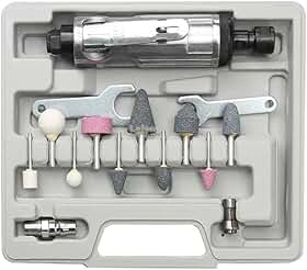 Kit Mini Retífica Pneumática com Lixadeira, Ferramenta Compacta