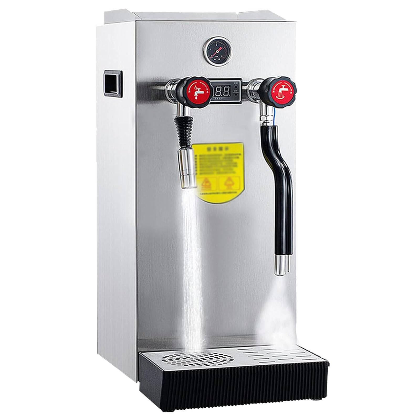Espumador de Leche eléctrico Multiusos, Comercial, de Vapor, automático, de Acero Inoxidable.