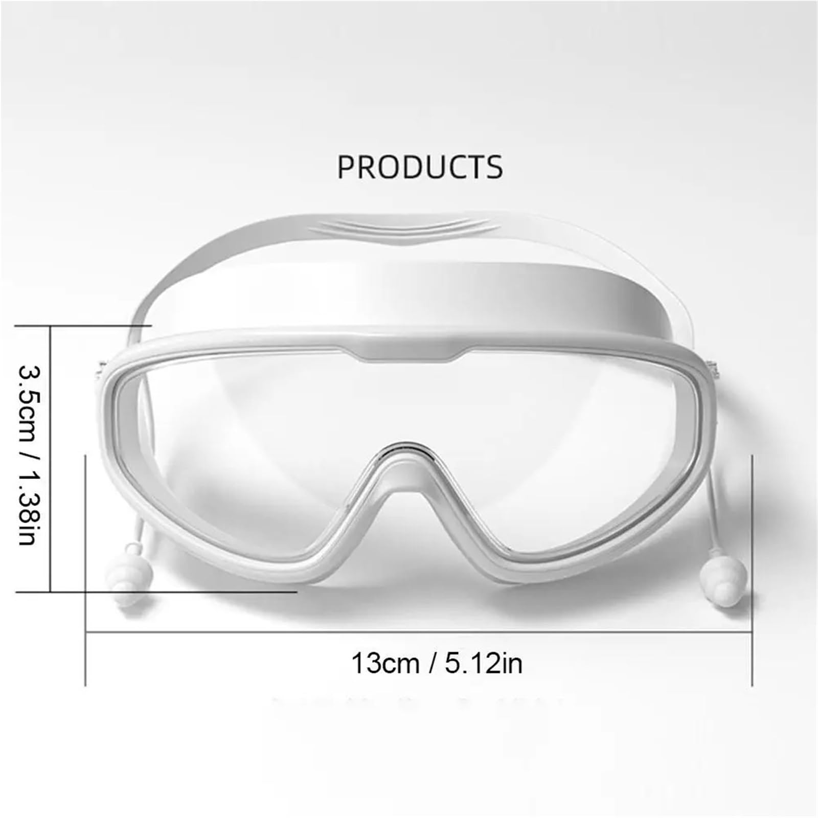 Gafas de natación for adultos silicona Para Deportes