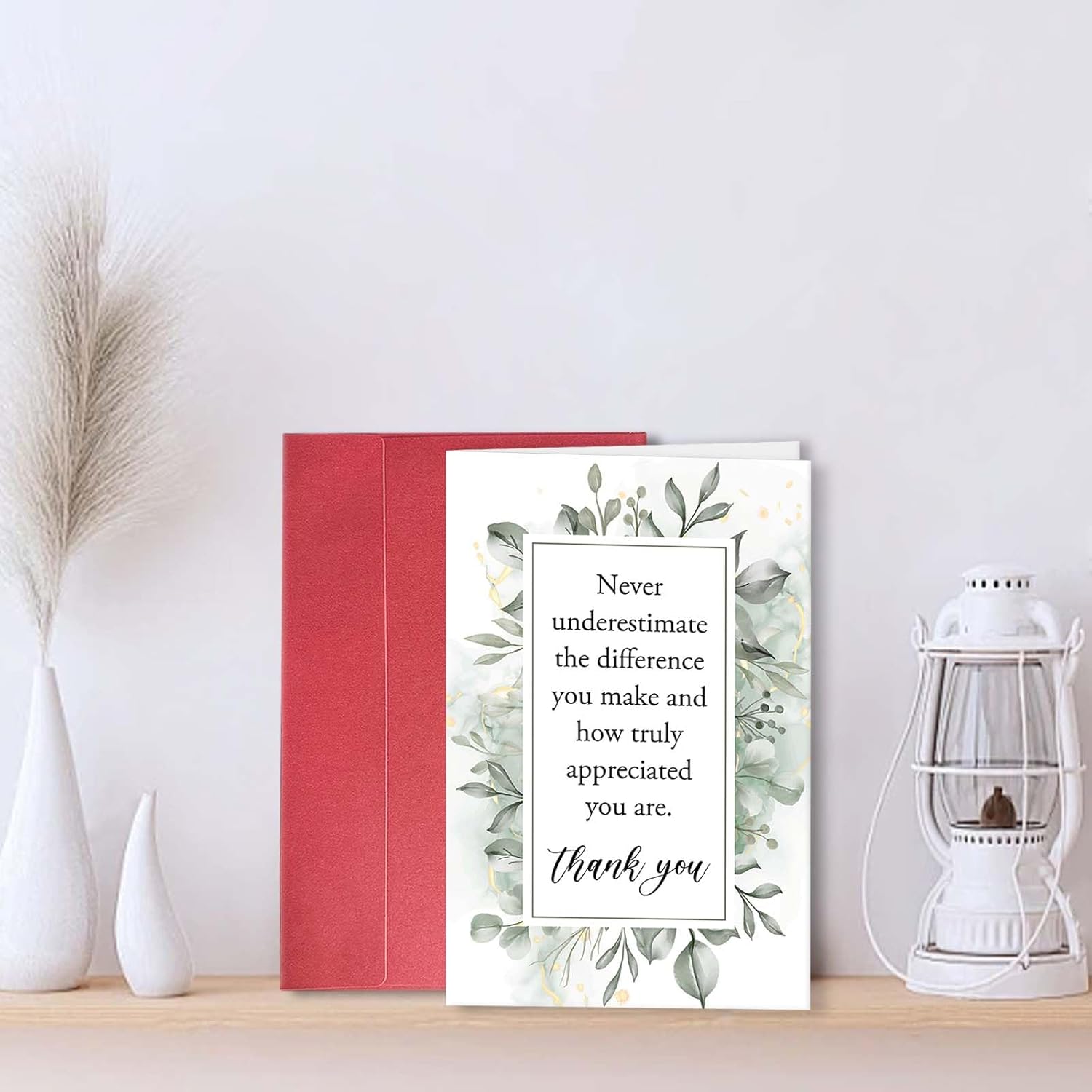 Heartfelt Thank You Card for Woman Man, Appreciation Gift for Teacher Doctor Pastor Employee, Goodbye Card for Coworker Boss, Never Underestimate the Difference You Make - Image 5