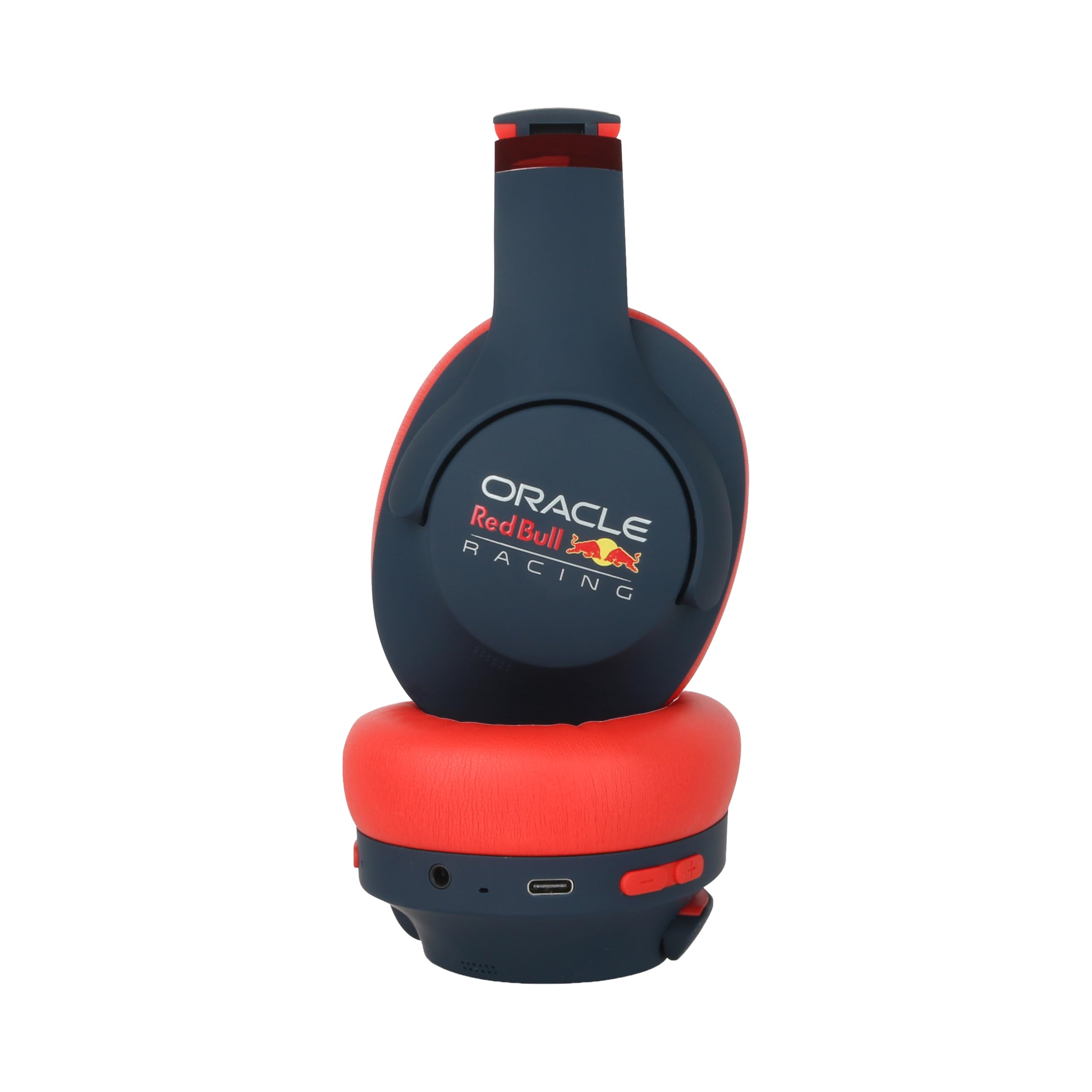 Red Bull Racing Bluetooth Kopfhörer RB-HP130 mit 40mm Treiber, USB-C, 11h Akku, AUX Anschluss, faltbar, kabellos, Over-Ear Headset mit Mikrofon für Musik, Gaming, Telefonate, Reisen & Alltag