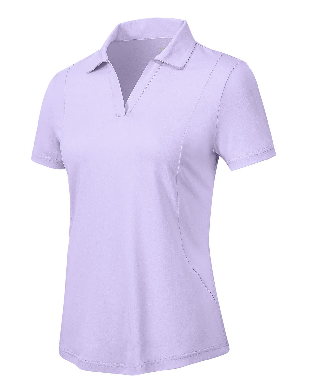 YSENTO Womens Golf Apparel Shirts Clothes V-Neck Tops Collared UPF 50+ Dry Fit Short Sleeve Tennis Polo Shirts