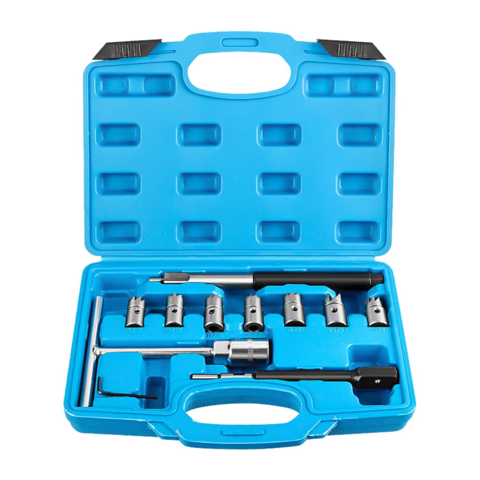 Set utensili professionali 11 Pezzi Set Utensili Taglierina Sedile Iniettore Diesel Auto Alesatore Rimozione Carbonio Strumenti Riparazione Puliti Kit Attrezzi La Casa Con Utensili Manuali