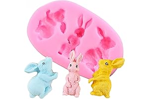 3 Cavity Mini Rabbit Mold